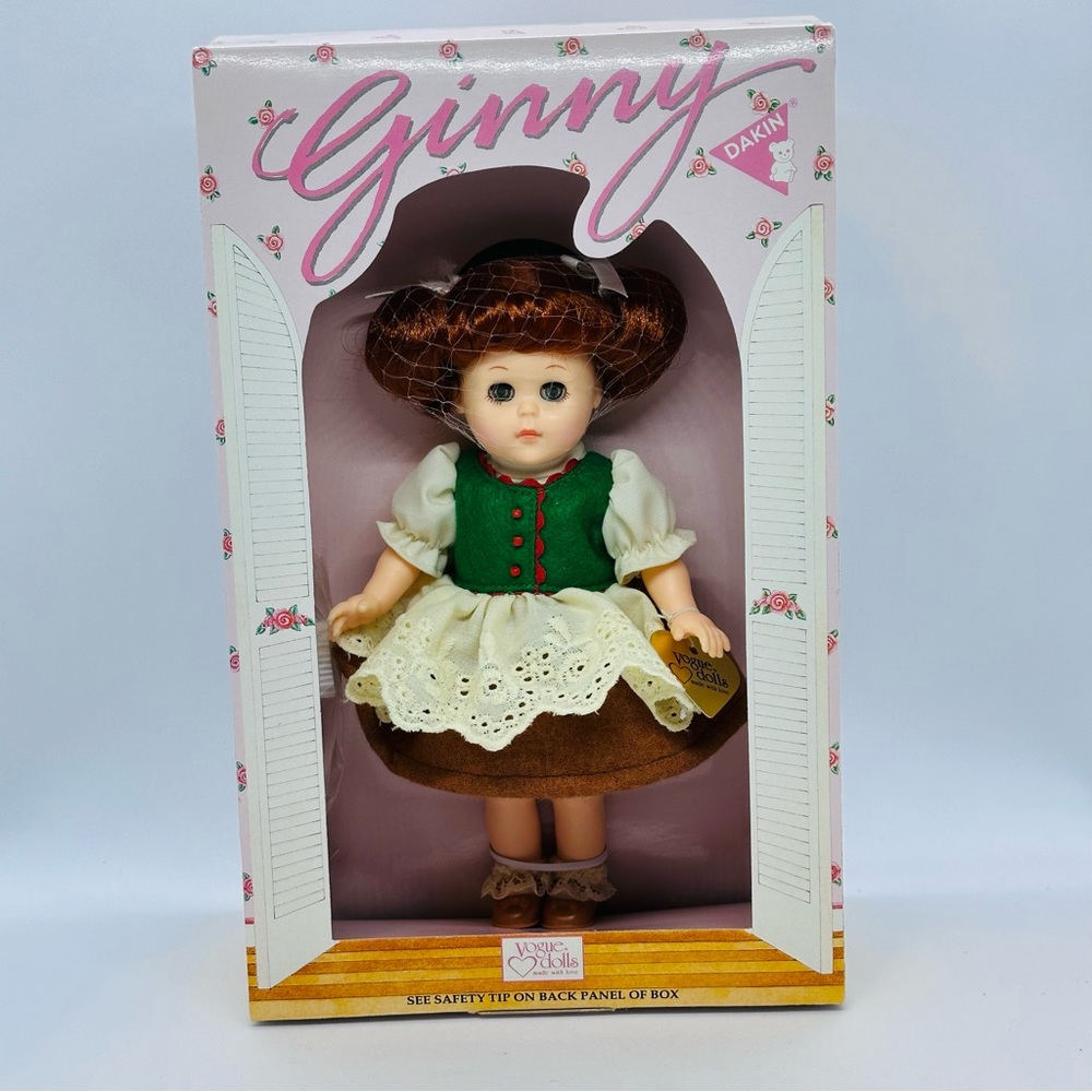 VTG Dakin 1984 Vogue Ginny Doll GRETEL #70138 NIB Eyes Open Close 8 Inch **READ*